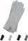 AKAROA ESTD 2019 Damen Handschuhe KEA, Touchscreen Handschuhe, extra weiches Teddyfutter, elastisches Jerseymaterial, 100% vegan, hellgrau melange XL
