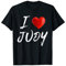 T-Shirt mit Aufschrift I Love Heart JUDY T-Shirt