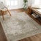 Livabliss Al Khor Teppich waschbar in der Waschmaschine - Vintage Teppich waschbar für Wohnzimmer 160x213 cm, Schlafzimmer, Küche - Orientalischer Boho Teppiche, Teppich Groß in Beige, Elfenbein