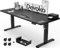 Devoko Electric Standing Desk 180 x 80cm with USB Charging Height Adjustable Desk with Desktop Sit Stand Up Desk Heavy Duty Steel 3 Memory Smart Pannel(Black)