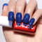 Ozzeal Navy Blue Iridescent Glitter Gel Nail Polish, 15ml, Shimmery, Long Wearing, Non-Toxic, LED/UV Gel Nail Polish for DIY Manicure