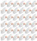 Tofisr LED Einbaustrahler Flach 230V Inkl. 36x 5W Einbauleuchten Slim Deckenstrahler IP20 Downlights Neutralweiß 4500K LED Spots Set