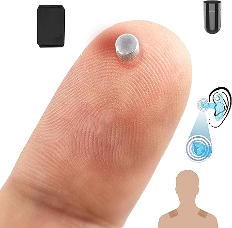 PingaOculto Spion Kopfhörer für Prüfung Mini Nano Unsichtbare Kopfhörer für Handy Mikrofon Haftstreifen - Unsichtbar Ohrhörer Kabellos Headset Spicker (Spion Kopfhörer GSM Teil + VIP Pro UltraMini)