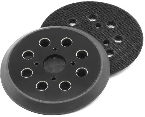 5 Inch 8 Hole Orbital Sander Pads for Milwaukee 6021-21, 6034-21 Sanders,2 Pack Premium Hook and Loop Orbital Sander Replacement Pad for Pad Part Number 51-36-7100