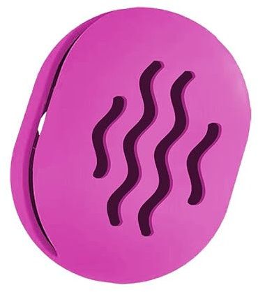 TIKIUKI Trousse d'éponge de maquillage en silicone incassable, trousse d'éponge de maquillage respirante, adaptée aux affaires ou aux voyages(Purple)
