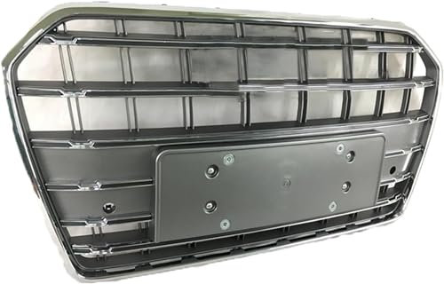 Auto Vordere Stoßstange Kühlergrill für Audi A6 S6 2016 2017 2018 C7 PA++, KüHlergrill Front Ersatz Hauben Grill Doppelsteg Sport Kühlergrill
