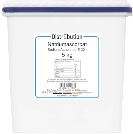Natriumascorbat Pulver 5 kg Antioxidationsmittel Lebensmittelqualität E301 Vitamin C