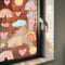 Regenbogen Fensterbilder Prisma Fensteraufkleber Suncatcher Sticker Vogelschutz Regenbogen Prism Fenster Abziehbilder Vögel Anti Kollisions Aufkleber Sonnenfänger für Glasscheiben Fensterfolie
