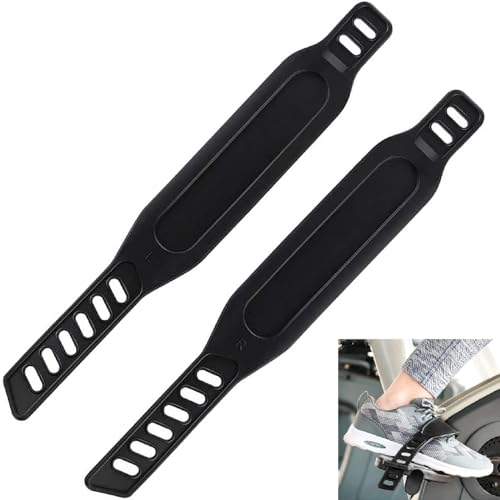 Universal Pedalriemen,Heimtrainer Pedal Straps,Anti-Rutsch Pedalriemen Heimtrainer 1 Paar Pedalriemen für Heimtrainer für Spinning Bikes Heimtrainer Fahrrad Heim oder Gym