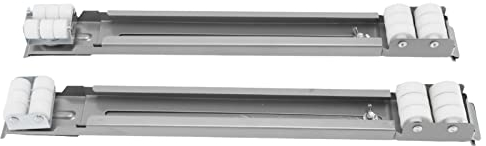 FLEXMAN Furniture Washing Machine Dolly, Heavy Duty Extensible 300KG Universal Wheels Base Appliance Slider for Washing Machines, Refrigerators, Closets (Plata)