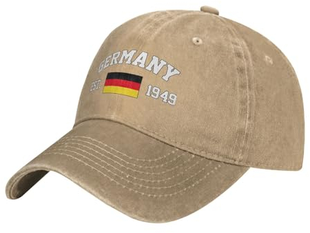 Sommer Kappe Deutschland Flagge Baseball Mütze Verstellbare Baseball Cap Outdoor Baseball Kappe Für Golf, Herren, Damen