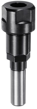sourcing map 12.7mm to 12.7mm Router Collet Extension Rod Chuck Converter Adapter Holder for CNC Engraving Woodworking Milling