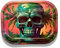 Rolling Tray - Premium Metal Rolling tray With Artistic Designs, Gloss Print, Perfect for Gifts, Character Papers Tips Kit, and Accesories By Mystic City (Skull(188x140mm))