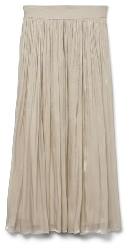 VERO MODA Female Plissierter Rock VMVIPS Mittlere Taille Langer Rock | Plissé skirt
