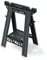 Folding Saw Horse Trestle Twin Pack Heavy Duty PRO Stand, 350kg Capacity, Portable Workbench for Woodworking, Garage, and Construction
