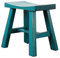 SJFJJKD Fußhocker, Ottomane, Schuhhocker, kleine Bank, Sattelsitzhocker, Holzfußhocker, Heimdekoration, Küche, Wohnzimmer, 4 Farben (Farbe: Blau, Größe: 48 x 28 x 47 cm) Friendship Years