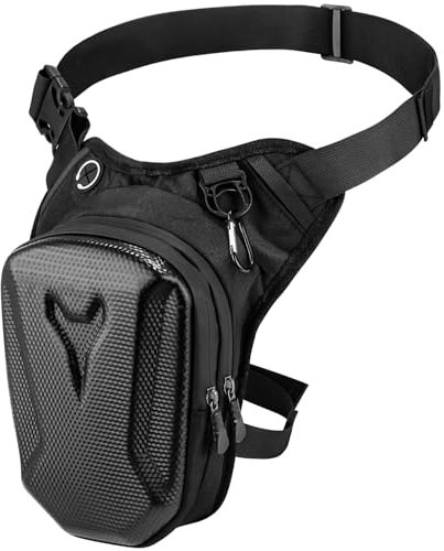 Bolsa de pierna para moto para hombre y mujer, impermeable, bolsillos tácticos para la pierna, bolsillo para la pierna para mujer, bolso en el muslo, para correr, viajar, ciclismo, motociclismo