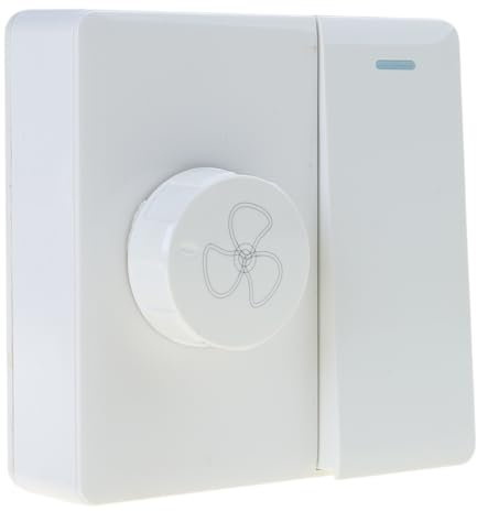 Ksikdeg Typ 86 Aufputz Deckenventilator Drehzahlregler Stufenloser Drehzahlregler Einfache Bedienung Wandsteuerung für Decke