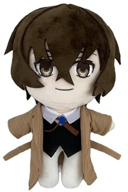 Puruuige BSD - Plüschkissen mit Anime-Charakteren von Osamu Dazai, weiches Plüschtier für Fans