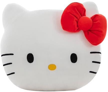 NORTHWEST Hello Kitty Small Cloud Pillow 12 Inch – Plush Stuffed Toy for Kids, Adults, Bedroom & Playroom Decor, Great Gift Idea