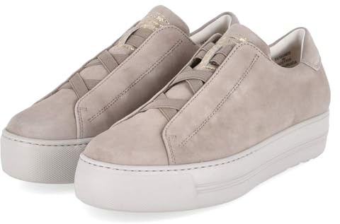 Paul Green 5529-009 Damen Plateau Sneaker Rauleder in Gruen - Gr. 39