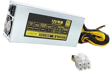 Alimentation de serveur 3600 W 3300 W 3000 W à canal unique 12 V 15 x 6 broches Silencieux Refroidissement silencieux Alimentation PC de jeu