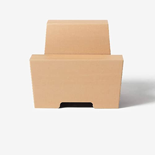 ROOM IN A BOX Schreibtisch-Aufsatz Monkey Desk Large/Natur: Faltbarer Schreibtisch-Aufsatz für ergonomisches Arbeiten im Stehen, praktischer Ständer für Laptop und Monitor