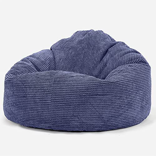 Lounge Pug, 'Mini-Mammoth' Sitzsack, Sessel, Pom-Pom Lila