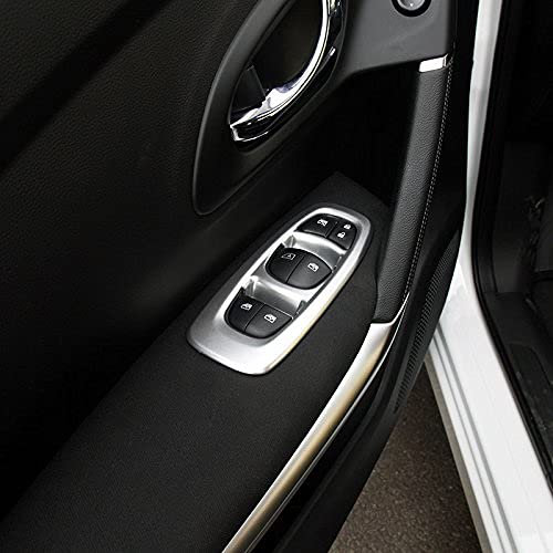 Interieur Türverkleidungen Dekor 4 Stück Silber Matt ABS Kunststoff für Kadjar 2015-2021