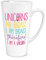 Unicorns are Badass Therefore I Am A Unicorn 17oz Large Latte Mug Cup