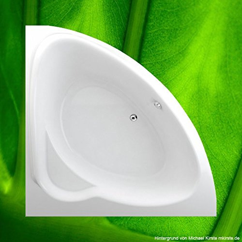 Baignoire 150 x 150 cm SUMATRA + pieds + bonde + fixation
