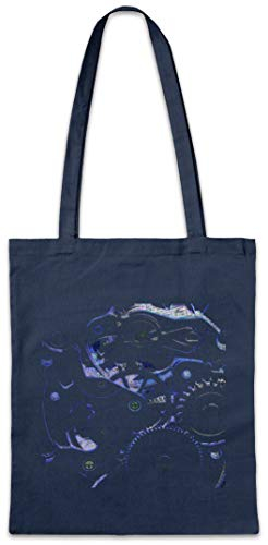 Urban Backwoods Clockwork III Hipster Bag Beutel Stofftasche Einkaufstasche
