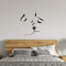 OOTSR Adesivo da parete 3D con bacio, decorazione da parete per soggiorno, camera da letto, divano, sfondo TV, decorazione fai da te