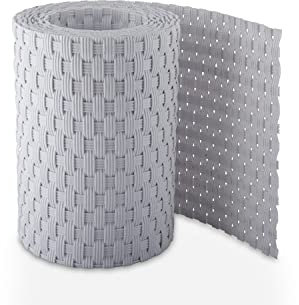 PE - Rattan Matte 300x90 cm Balkonsichtschutz, Sichtschutzmatte, Fb. 07 Weiß Top Qualität ! 3 Meter Matte