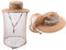 ZffXH Chapeau de moucheron avec voile pour homme et femme, kaki, L