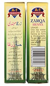 Henné Zarqa Rosso Freddo, Impacco Capelli, Tintura Naturale