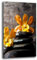 Quadri Moderni Soggiorno Verticale FIORI ORCHIDEA zen Quadro moderno FIORE da Parete XXL grande Stampa su tela Canvas Decorazione Murale muro Arredo Camera letto Cucina (50x100 cm, Orchidea)