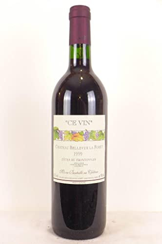 fronton château bellevue la forêt ce vin rouge 1999 - sud-ouest