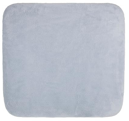 Baby's Only - Baby Wickelauflagenbezug 75x85 cm - Wickelauflage Cozy - Bezug für Wickelunterlage - Aus Teddy-Stoff - Misty Blue