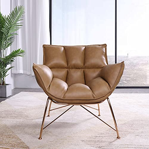 PURRL Einzelnes Ledersofa Designer Kreativer Freizeitsessel Wohnzimmer Schlafzimmer Rotierender Muskel Lazy Lounge Chair Little Surprise