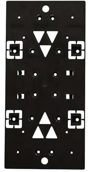 Architectural Mailboxes PLMB06AM Plastic Bracket Mailbox Mounting Board, Black