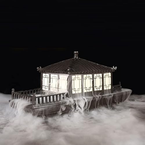 TAHUSA Personalisierter Speiseteller Antiker Schiffstablett Trockeneis-Sushi-Teller Unregelmäßiger Trockeneis-Rauchteller Erfreulich für das Auge