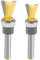 YINETTECH 2pcs Fraises à Queue d'aronde 1/4 pouce Queue d'aronde Joint Routeur avec Roulement Outils de Fraise à Bois pour Contreplaqués Feuillus Résineux MDF
