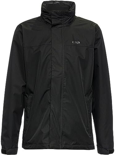 CMP - Herrenjacke mit Kapuze und Druckknöpfen, Schwarz, 50