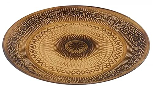Hogar y Mas Bandeja Decorativa Redonda MDF ETNIK 40CM - C