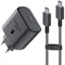 Newding 45W Chargeur Super Rapide pour Samsung Galaxy A56 A36 M56 S25 S24 S23 S22 S20 Ultra, S25+ S24+ S23+ S22+,Tab S10+ S9 S9+ S8 S8+ S7, EP-T4510 Adaptateur Secteur Prise USB C avec Câble Type C 5A