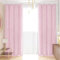 PETTI Artigiani Italiani - Tende Velluto a Pannelli per Interno con Anelli 2 Pezzi 140x280cm, Tenda Velluto Camera da Letto e Soggiorno Oscuranti Isolanti e Moderne, Rosa, 100% Made in Italy