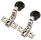 26mm Hole Soft Close Hinge Soft Closing Cabinet Hinge for Cabinet Glass Door 2pcs (Insert)
