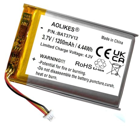 AOLIKES 1200 mAh 3,8 V Wiederaufladbare Lithium-Polymer Akku Ersatz für Astro C40 Tr Wireless Gaming Controller, kompatibel mit Original Logitech C40 TR Akku, Plug&Play