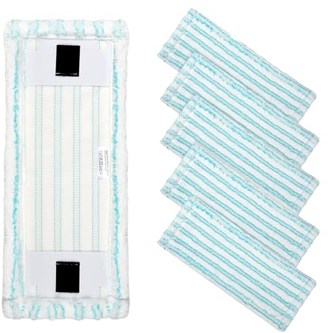 DMNQ 6 Piezas Fregona Microfibra Recambios Mopa Fregona Fundas de Recambio kit Mopa Microfibra Lavable Funda para la Limpieza de Suelos Superabsorbente y Gran Poder de Limpieza